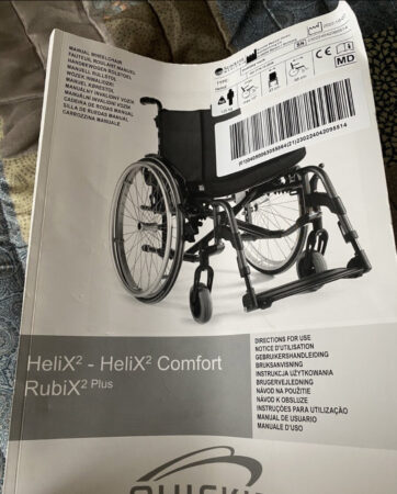Návod na invalidný vozík Quickie Helix 2