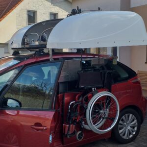 Predám strešný box - otvorený s vozíkom